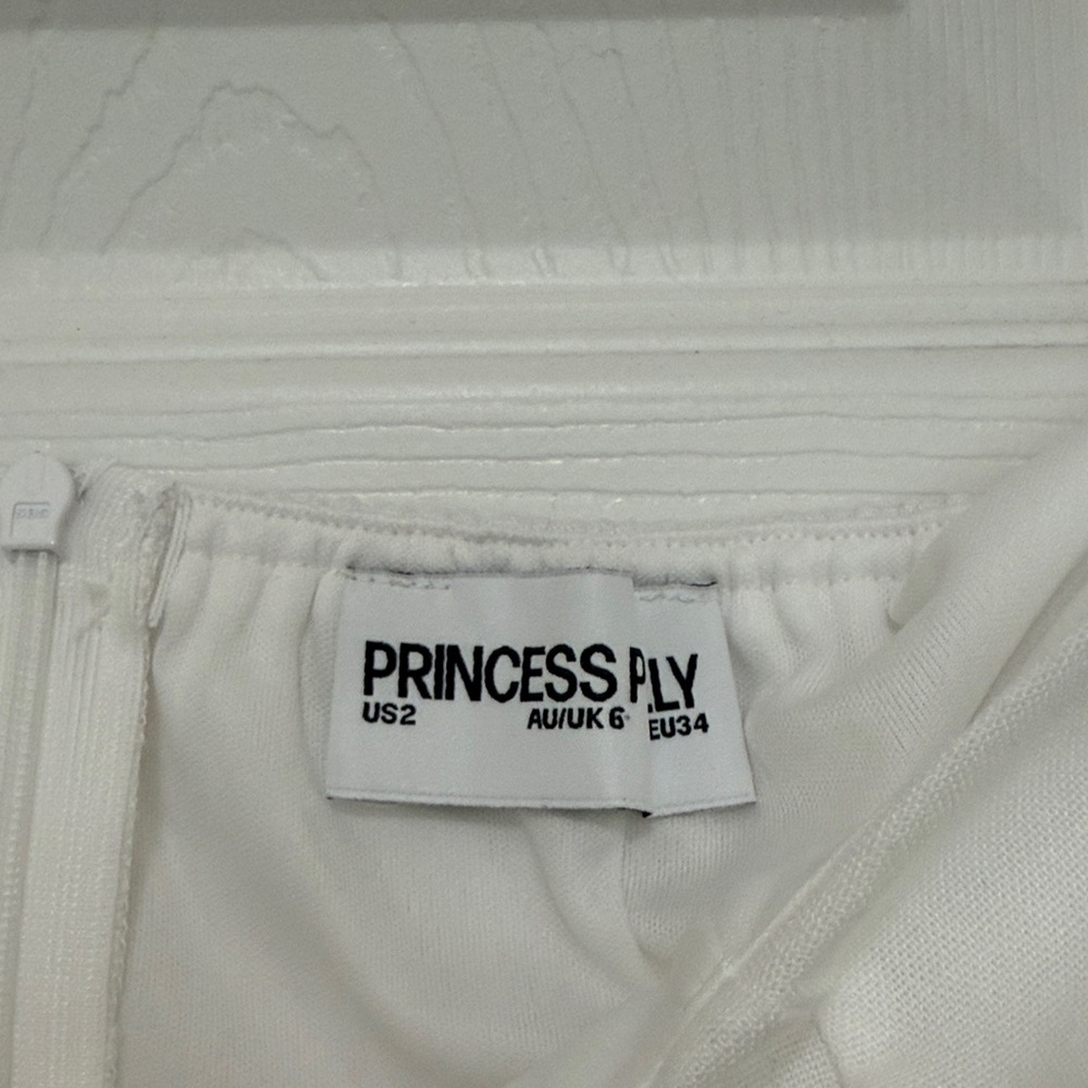 Princess Polly White Strapless Wrap Dress - Picture 6 of 7